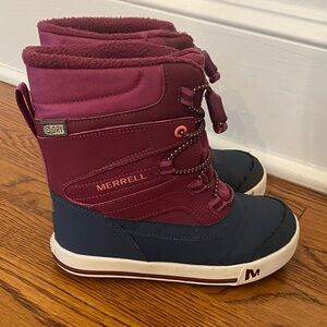 Merrell Kids' Snow Bank 2.0 Waterproof Insulated Boots - Size 12
